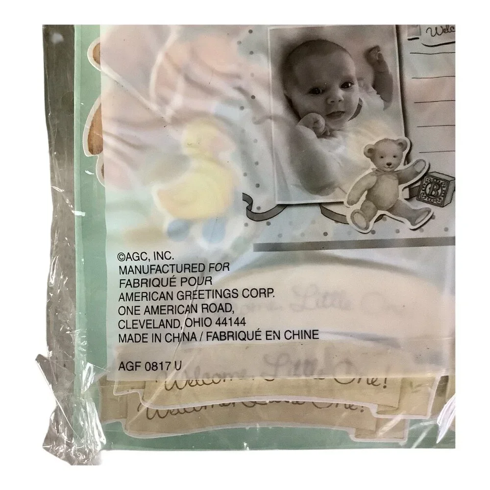 American Greetings Welcome Little‎ One Baby Birth Announcement Kits 4 Packs